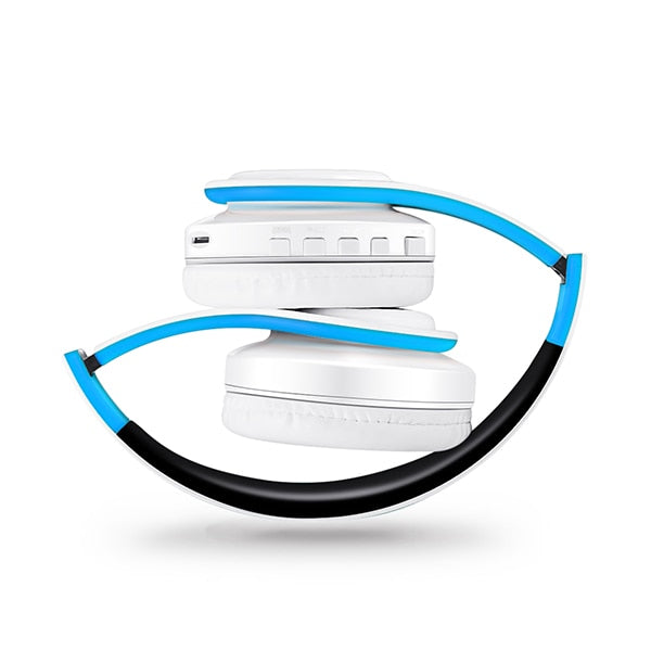 Best Headphones Wireless Earphones with Microphone Digital Stereo Bluetooth Headset Card MP3 Player FM Radio Music for All