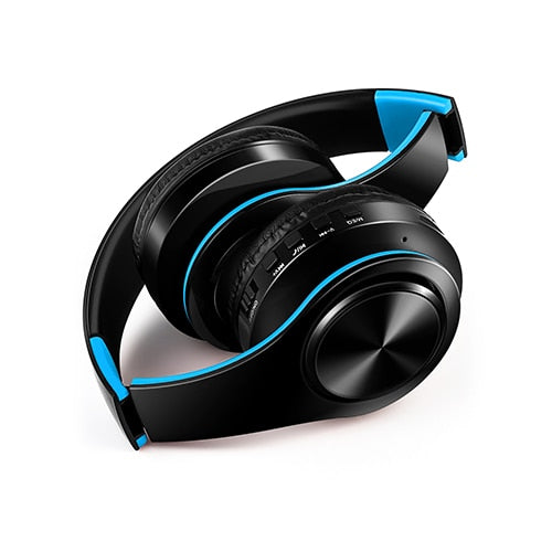Best Headphones Wireless Earphones with Microphone Digital Stereo Bluetooth Headset Card MP3 Player FM Radio Music for All