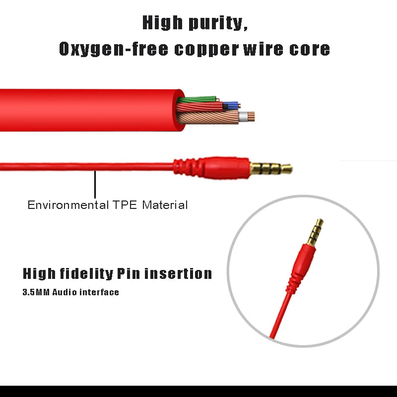 New product TV05 headset 3.5mm wired headset with mic foldable music fashion headset the best gift for children