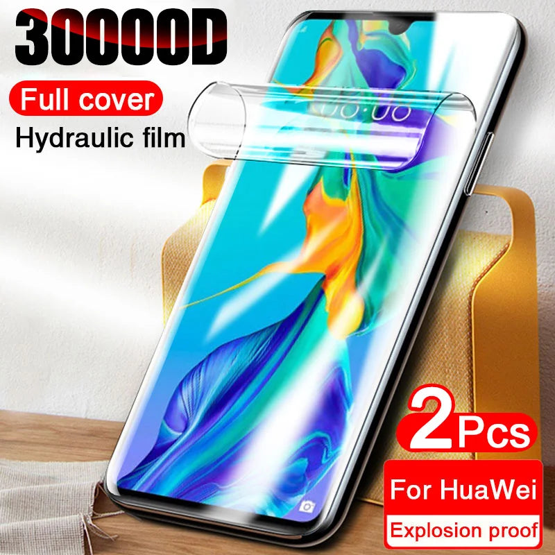 2Pcs Hydrogel Film Screen Protector For Huawei P30 Pro P40 P20 Lite Screen Protector On P30 Pro Honor 10 20 Pro 9 P Smart 2019 Z