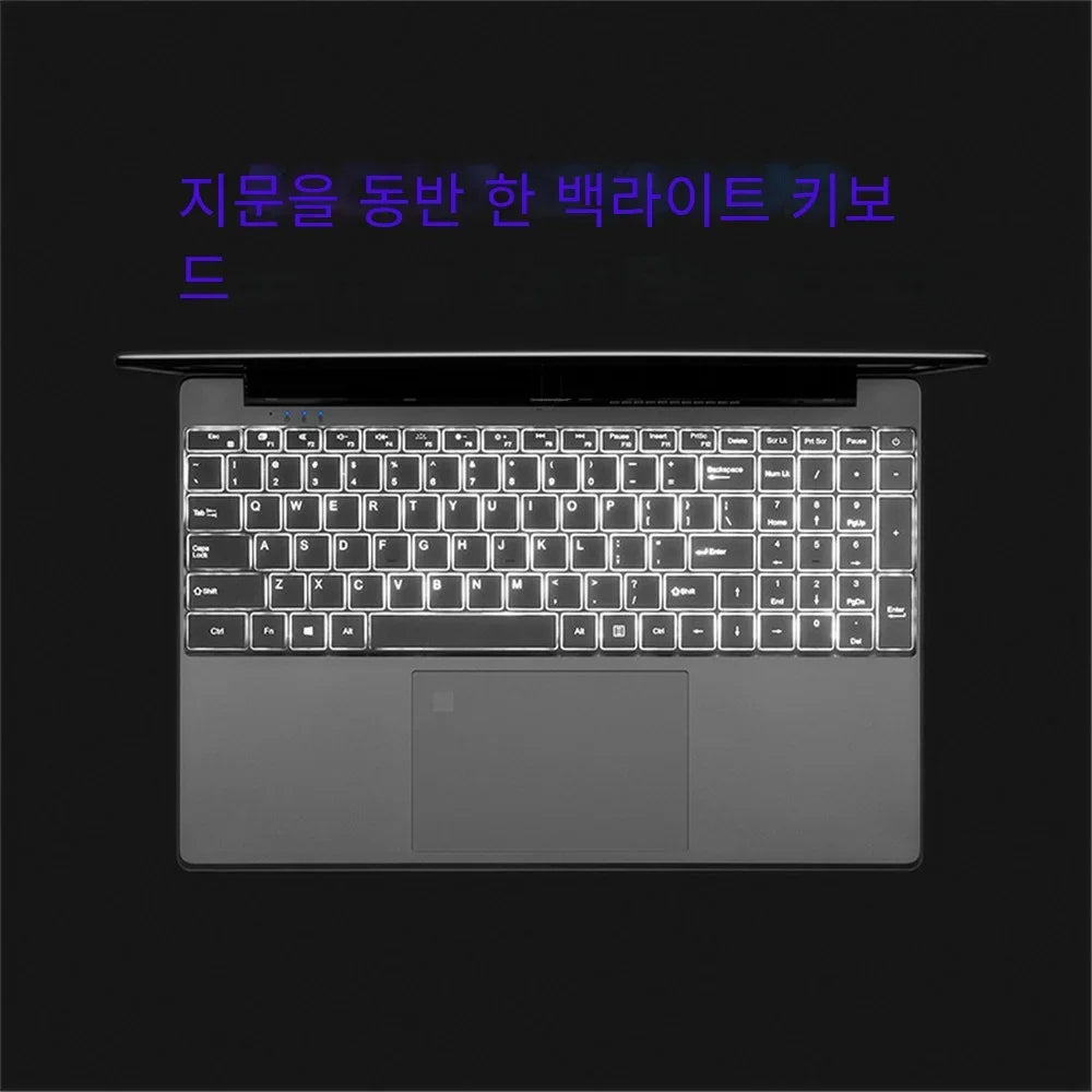 15.6-inch IPS Screen 16GB RAM 256GB SSD Intel Celeron 11th N5095 Business Netbook Windows 10 11 Pro Gaming Notebook Portable