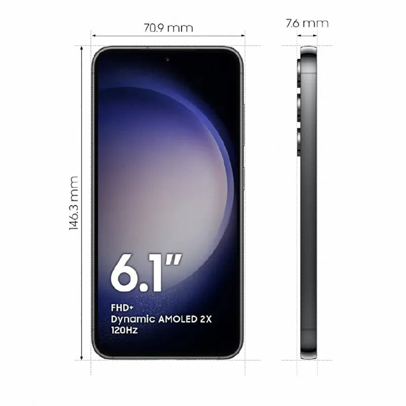 Samsung Galaxy S23 5G 8GB 256GB Snapdragon 8 Gen 2 6.1'' 120Hz AMOLED Display 50MP Triple Camera GLOBAL ROM For Galaxy Watch 5