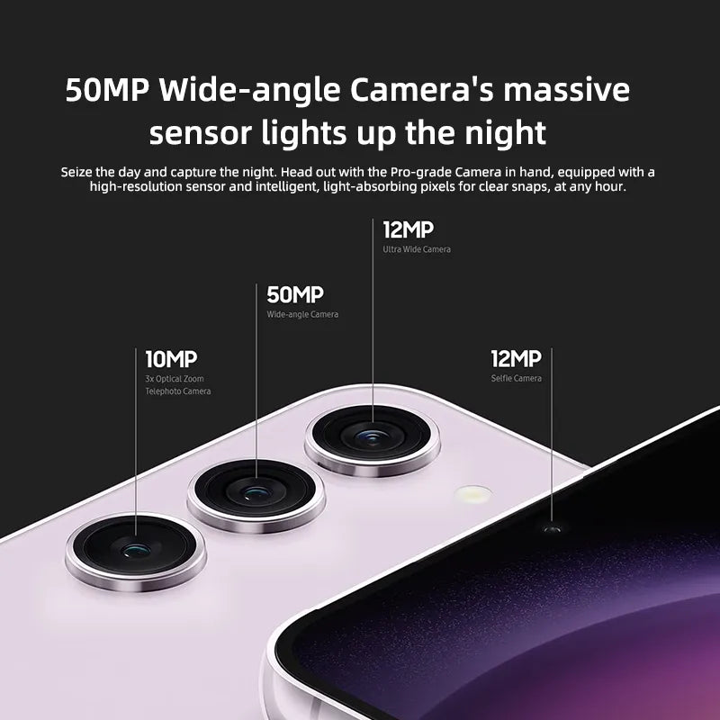 Samsung Galaxy S23 5G 8GB 256GB Snapdragon 8 Gen 2 6.1'' 120Hz AMOLED Display 50MP Triple Camera GLOBAL ROM For Galaxy Watch 5