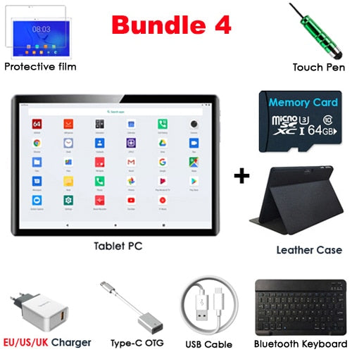 New Arrival tablets 10 inch Octa Core 4GB RAM 32GB ROM 4G FDD LTE 5.0MP Camera Bluetooth Android 9.0 GPS WiFi