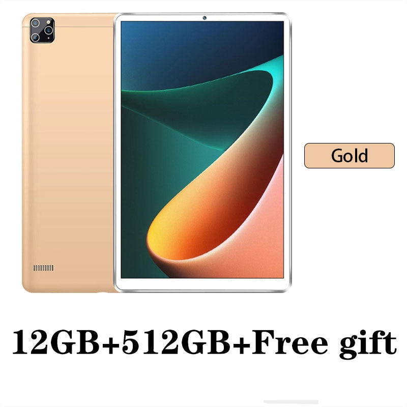 Global Version Tablet Pad 5 Pro Max 12GB+512GB 10 Inch LCD Screen Windows Tablet Android Tablet Pc 5G WiFi Tablet Snapdragon