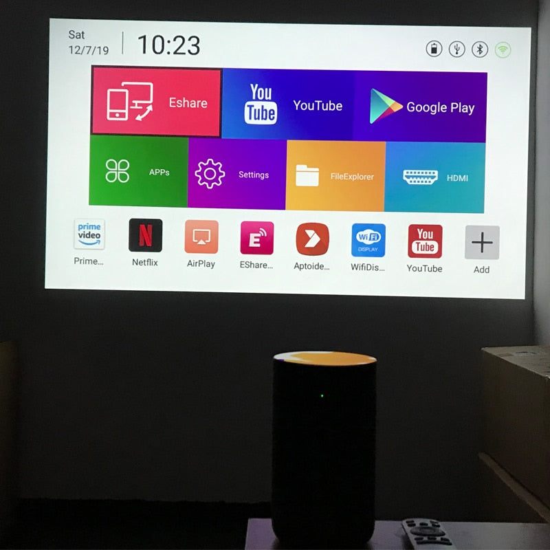 Smartldea D29 Portable 3D DLP Projector Native Full HD 1920 1080p Handheld Android  Wifi 4K Beamer Build Battery Home Proyector