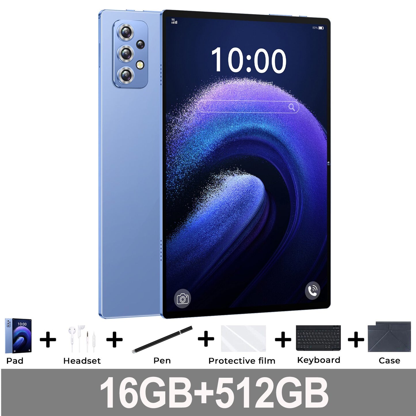 2023 Tablet Android Mi Pad 6 10.1 Inch HD 16G+512GB Global Tablette For Laptop 5G Dual SIM Card or WIFI Google Play Tablets PC