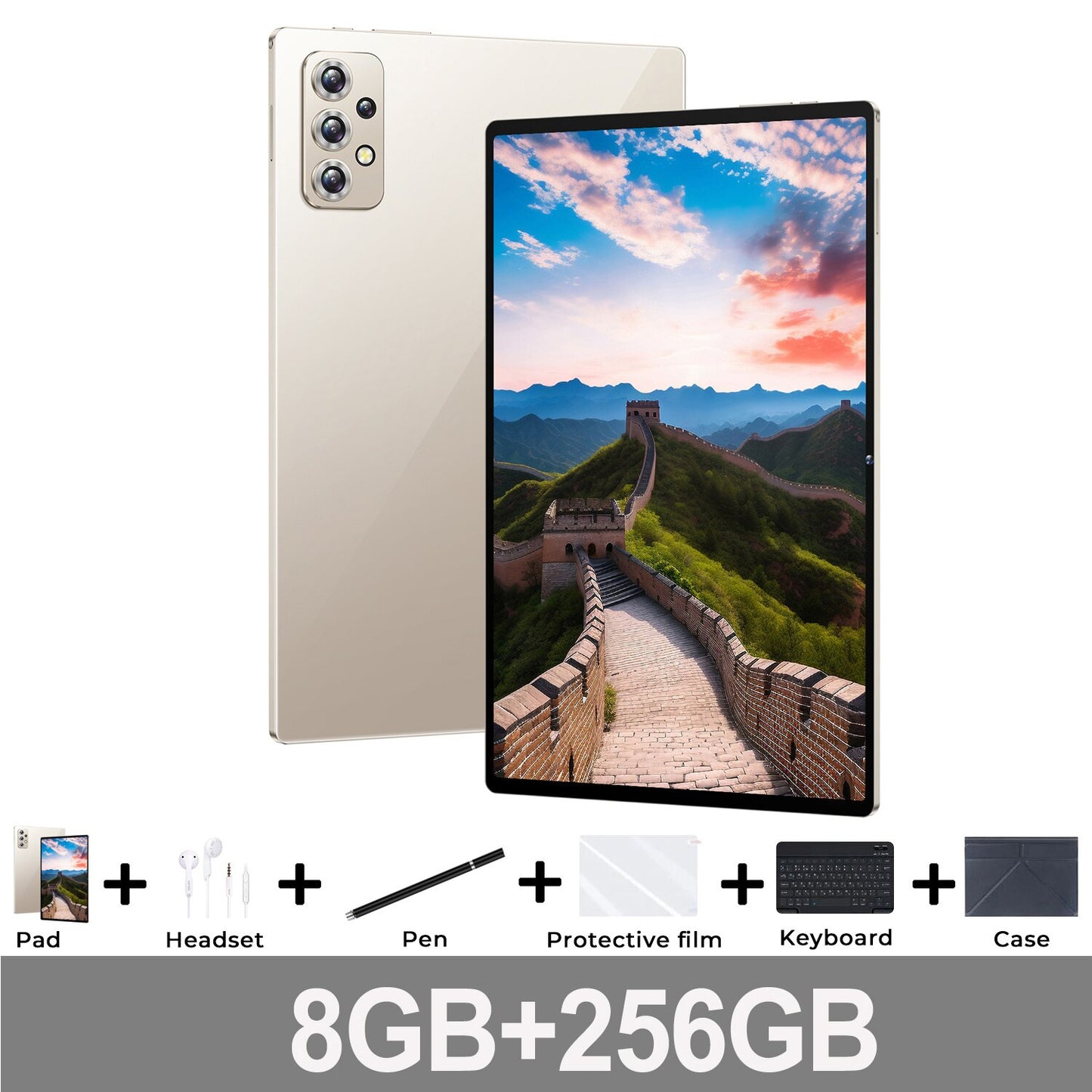 2023 Tablet Android Pad 5 Pro 10.1 Inch HD 16G+512GB Global Tablette For Laptop 5G Dual SIM Card or WIFI Google Play Tablets PC