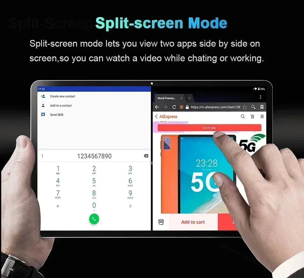 2024 Original Xioami Pad 6 Pro Snapdragon 888 Global Version Tablet PC Android 13 10000mAh 16GB + 512GB 5G HD 4K Screen WIFI Mi