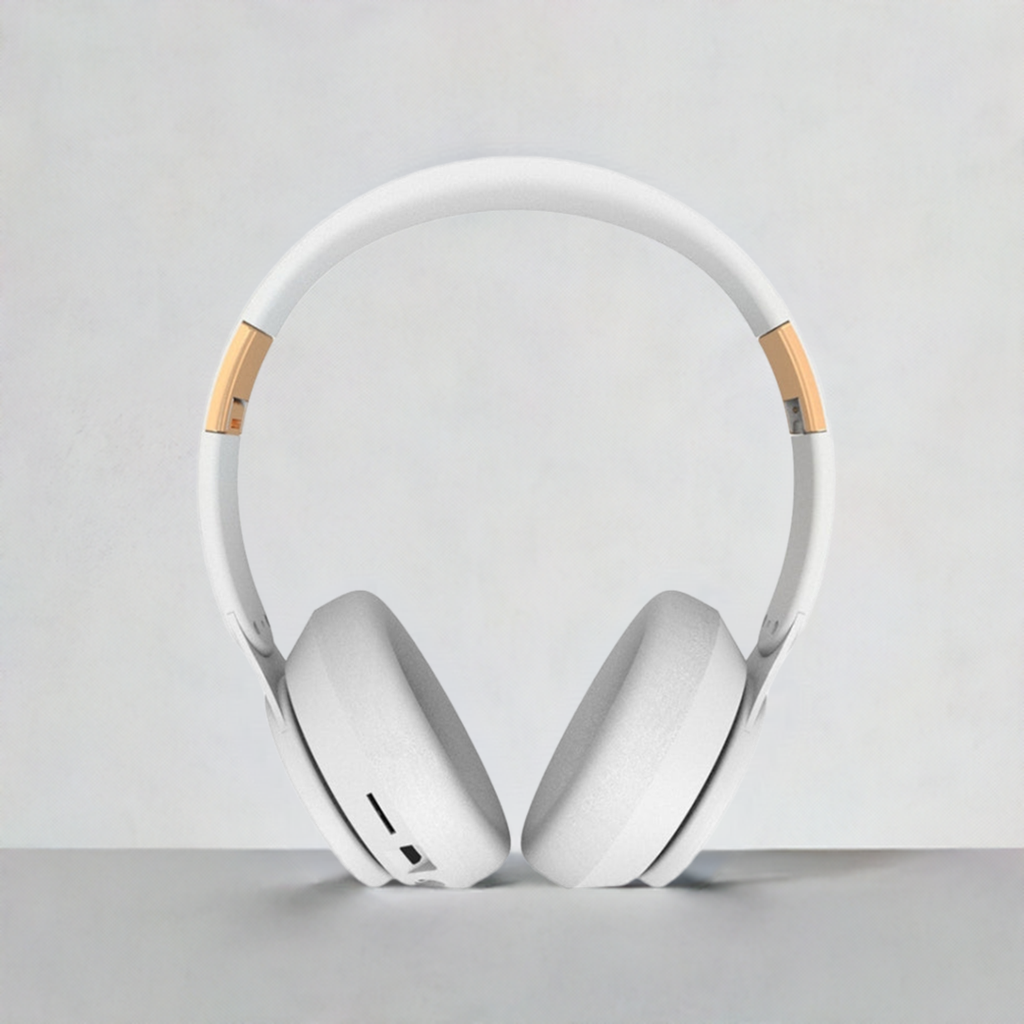 07S Folding Sports Computer Games Wireless Bluetooth V5.0 Headset with Mic (White)