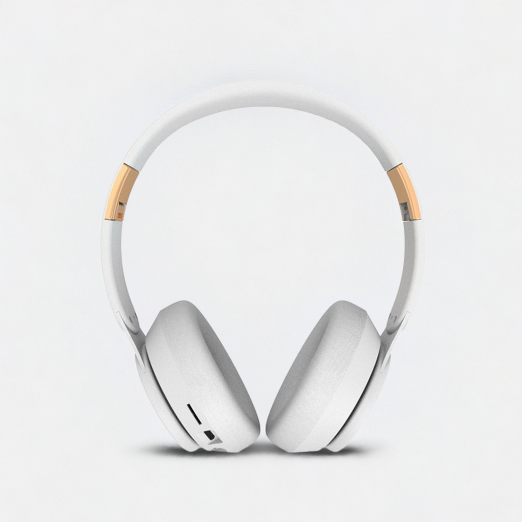 07S Folding Sports Computer Games Wireless Bluetooth V5.0 Headset with Mic (White)