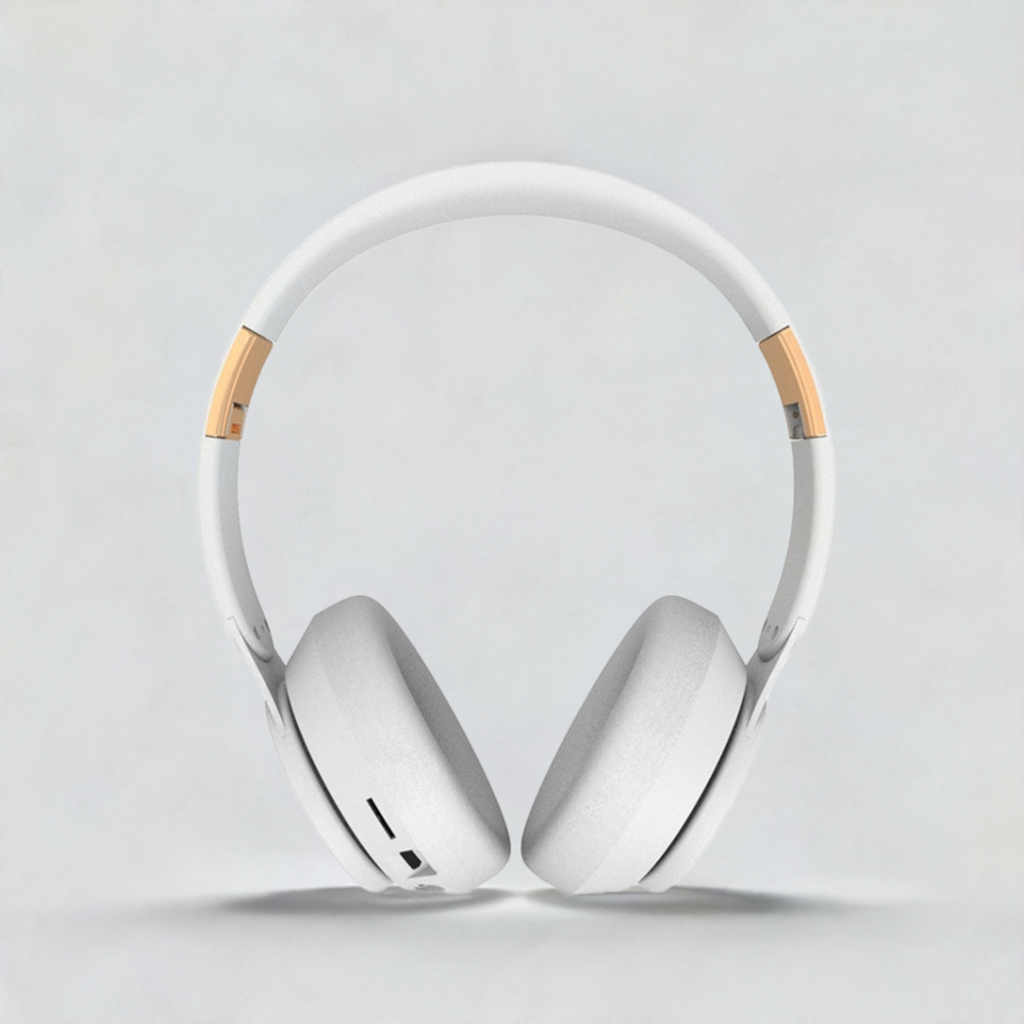 07S Folding Sports Computer Games Wireless Bluetooth V5.0 Headset with Mic (White)